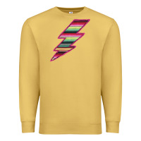 Antique Gold Pink Serape Lightning Premium Sweatshirt - Bettercallsaul