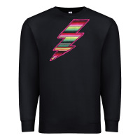Black Pink Serape Lightning Premium Sweatshirt - Bettercallsaul