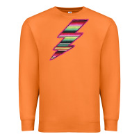 Carrot Pink Serape Lightning Premium Sweatshirt - Bettercallsaul