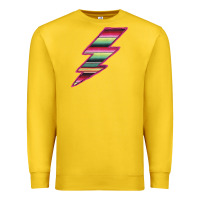 Lemon Pink Serape Lightning Premium Sweatshirt - Bettercallsaul