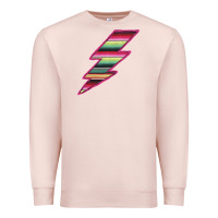 Pale Pink Pink Serape Lightning Premium Sweatshirt - Bettercallsaul