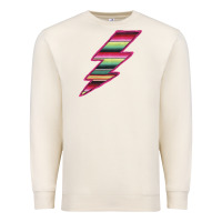 Sandshell Pink Serape Lightning Premium Sweatshirt - Bettercallsaul