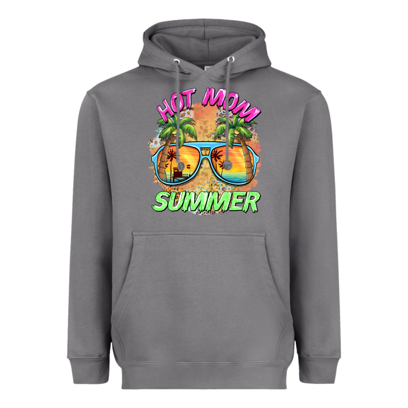 Hot Mom Summer Heavyweight Hoodie by BarkalooDesign | Teevron
