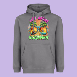 Hot Mom Summer Heavyweight Hoodie Designed By Barkaloodesign