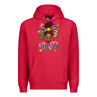Cardinal August Girl Afro Woman Summer Premium Hoodie - texasbilliewilder
