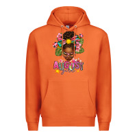 Carrot August Girl Afro Woman Summer Premium Hoodie - texasbilliewilder