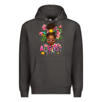 Smoke August Girl Afro Woman Summer Premium Hoodie - texasbilliewilder