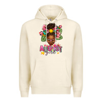 Tofu August Girl Afro Woman Summer Premium Hoodie - texasbilliewilder
