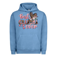 Pigment Pebble Blue Best Grandma ever Mother's Day Urban Hoodie - CowGirlArtShop