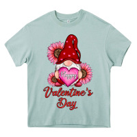 Happy Valentine's Day Gnomes With Sunflower Heavy Core Tee | Teevron