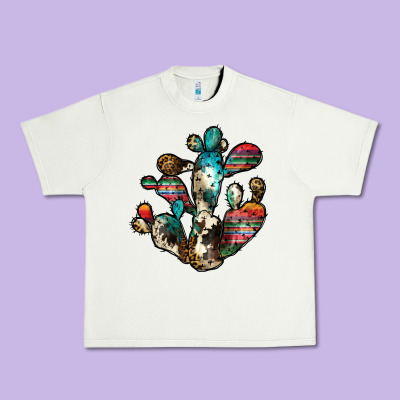 Serape Cactus Urban Heavy Tee Designed By Jahusdesignshop