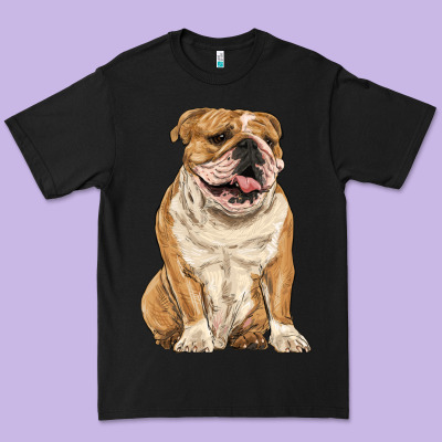 English Bulldog Premium Tee Designed By Ranaportraitstore