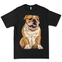 Black english bulldog Premium Tee - RanaPortraitStore