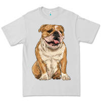 Dove Grey english bulldog Premium Tee - RanaPortraitStore