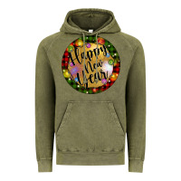 Vintage Olive christmas happy new year Vintage Hoodie - Artiststas