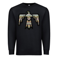 Black Western Green Aztec Thunderbird Premium Sweatshirt - Bettercallsaul
