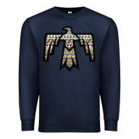 Navy Western Green Aztec Thunderbird Premium Sweatshirt - Bettercallsaul