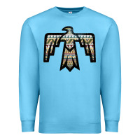 Ocean Blue Western Green Aztec Thunderbird Premium Sweatshirt - Bettercallsaul