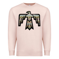 Pale Pink Western Green Aztec Thunderbird Premium Sweatshirt - Bettercallsaul