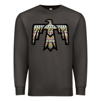 Smoke Western Green Aztec Thunderbird Premium Sweatshirt - Bettercallsaul