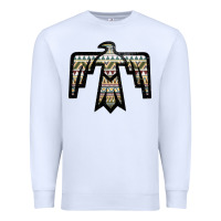 White Western Green Aztec Thunderbird Premium Sweatshirt - Bettercallsaul