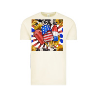 Vintage Arctic patriotic popsicles and sunflowers Vintage Tee - BundleAndBundleShop