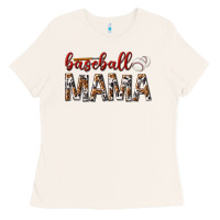 Bone baseball mama Ladies Tee - texasbilliewilder