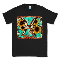 Black pisces turquoise cowhide Classic Tee - RanaPortraitStore
