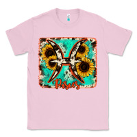 Bubblegum Pink pisces turquoise cowhide Classic Tee - RanaPortraitStore