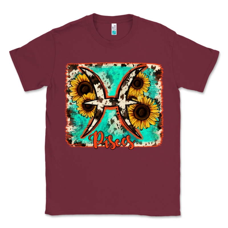 Pisces Turquoise Cowhide Classic Tee by RanaPortraitStore | Teevron