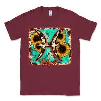 Burgundy pisces turquoise cowhide Classic Tee - RanaPortraitStore
