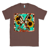 Chestnut pisces turquoise cowhide Classic Tee - RanaPortraitStore