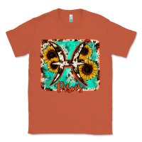 Copper pisces turquoise cowhide Classic Tee - RanaPortraitStore