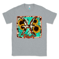 Heather Grey pisces turquoise cowhide Classic Tee - RanaPortraitStore