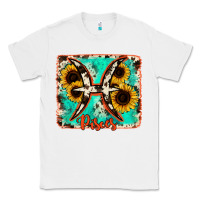 White pisces turquoise cowhide Classic Tee - RanaPortraitStore