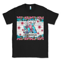Black da dental assistant dentist element with flowers Classic Tee - AdoDesignShop