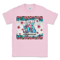 Bubblegum Pink da dental assistant dentist element with flowers Classic Tee - AdoDesignShop