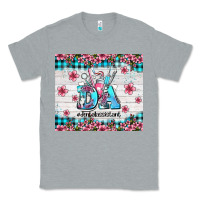 Heather Grey da dental assistant dentist element with flowers Classic Tee - AdoDesignShop