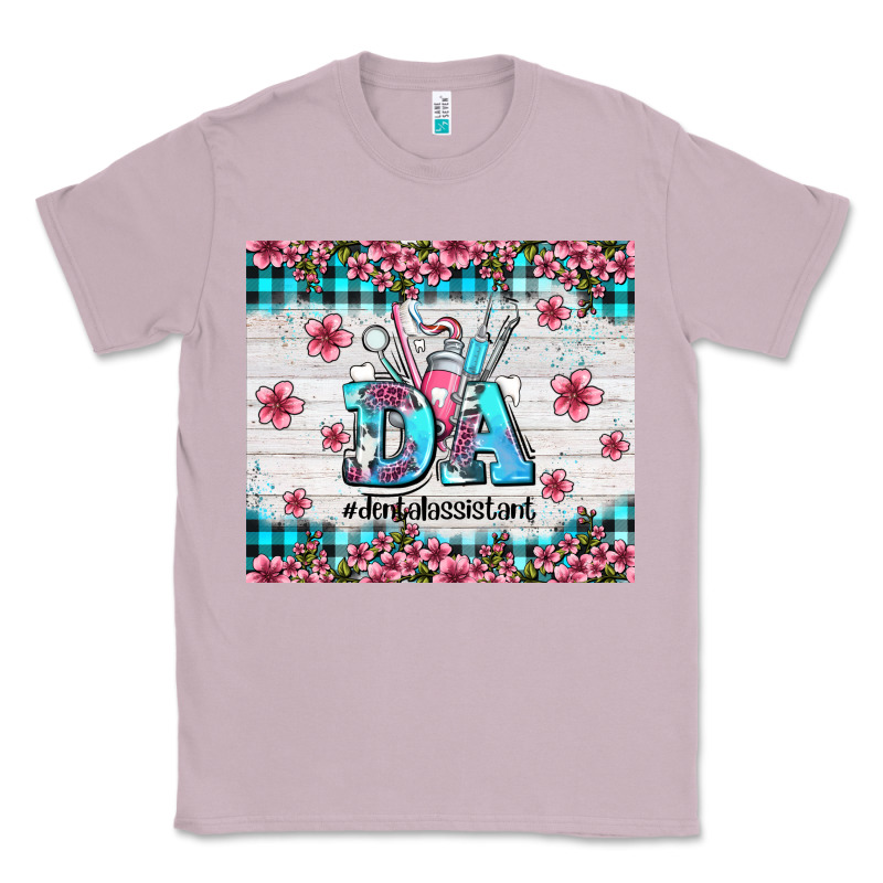 Da Dental Assistant Dentist Element With Flowers Classic Tee by AdoDesignShop | Teevron