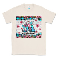 Natural da dental assistant dentist element with flowers Classic Tee - AdoDesignShop