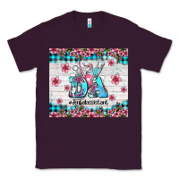 Plum da dental assistant dentist element with flowers Classic Tee - AdoDesignShop