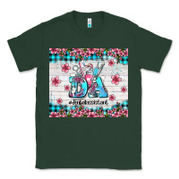 Sports Green da dental assistant dentist element with flowers Classic Tee - AdoDesignShop