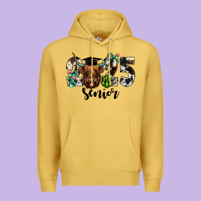 Cow 2025 Senior Premium Hoodie Designed By Jahusdesignshop