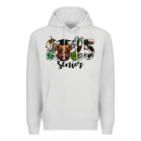 Dove Grey cow 2025 senior Premium Hoodie - JahusDesignShop