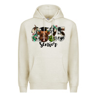 Oatmeal Heather cow 2025 senior Premium Hoodie - JahusDesignShop