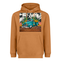 Meerkat western farm truck cactus and sunflowers Heavyweight Hoodie - Jasminsmagicworld