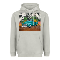 Moon Dust western farm truck cactus and sunflowers Heavyweight Hoodie - Jasminsmagicworld