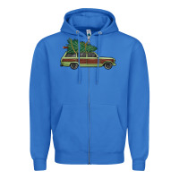 True Royal christmas vacation car Zipper Hoodie - MaliasSmallBusiness