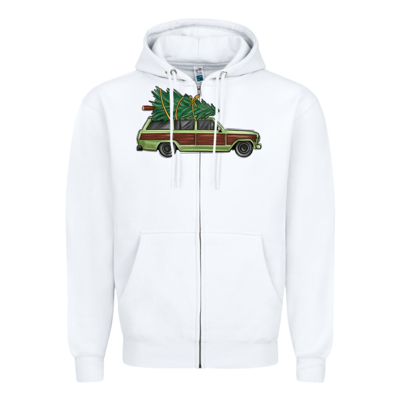 Christmas Vacation Car Zipper Hoodie by MaliasSmallBusiness | Teevron