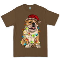Cacao christmas bulldog Premium Tee - RanaPortraitStore